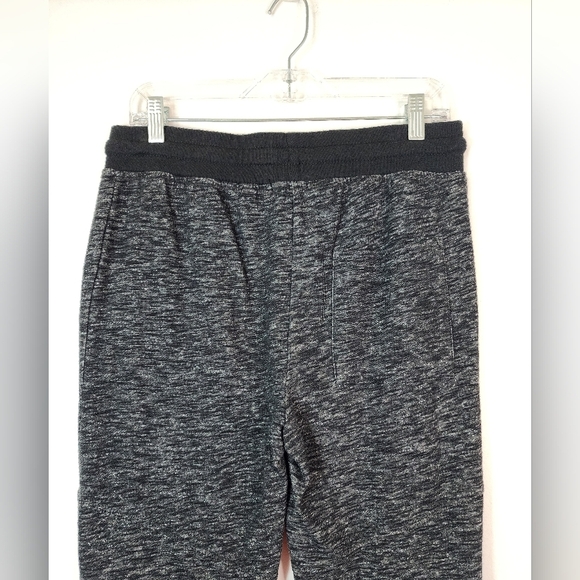 Forever 21 Men's Heathered Black Drawstring Jogger 2 Pockets Pants, sz SM - Picture 9 of 10